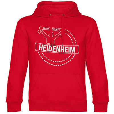 multifanshop Kapuzensweatshirt Heidenheim - Meine Fankurve - Pullover