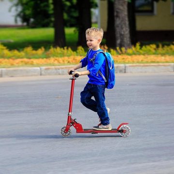 KOMFOTTEU Cityroller Kinder Roller Scooter, mit LED Rädern, ab 4 Jahre