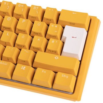 Ducky One 3 Yellow Gaming-Tastatur (RGB LED, MX-Brown, Gelb, DE-Layout QWERTZ)