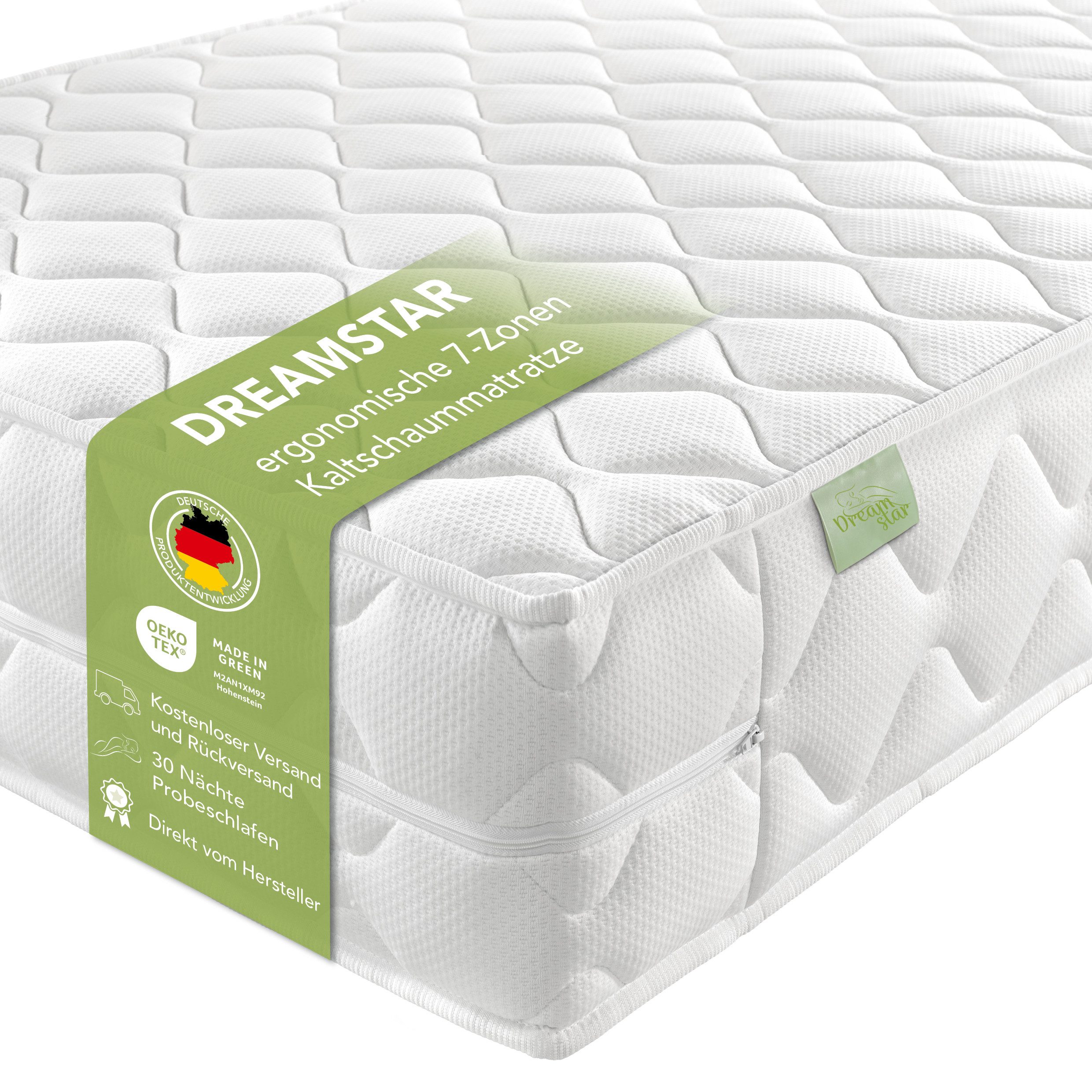Kaltschaummatratze Ergo Flex, zwei unterschiedlich feste günstig online kaufen