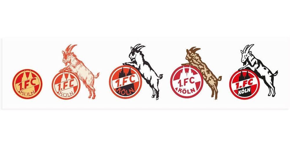 1. FC Köln Aufkleber Aufkleber Retro
