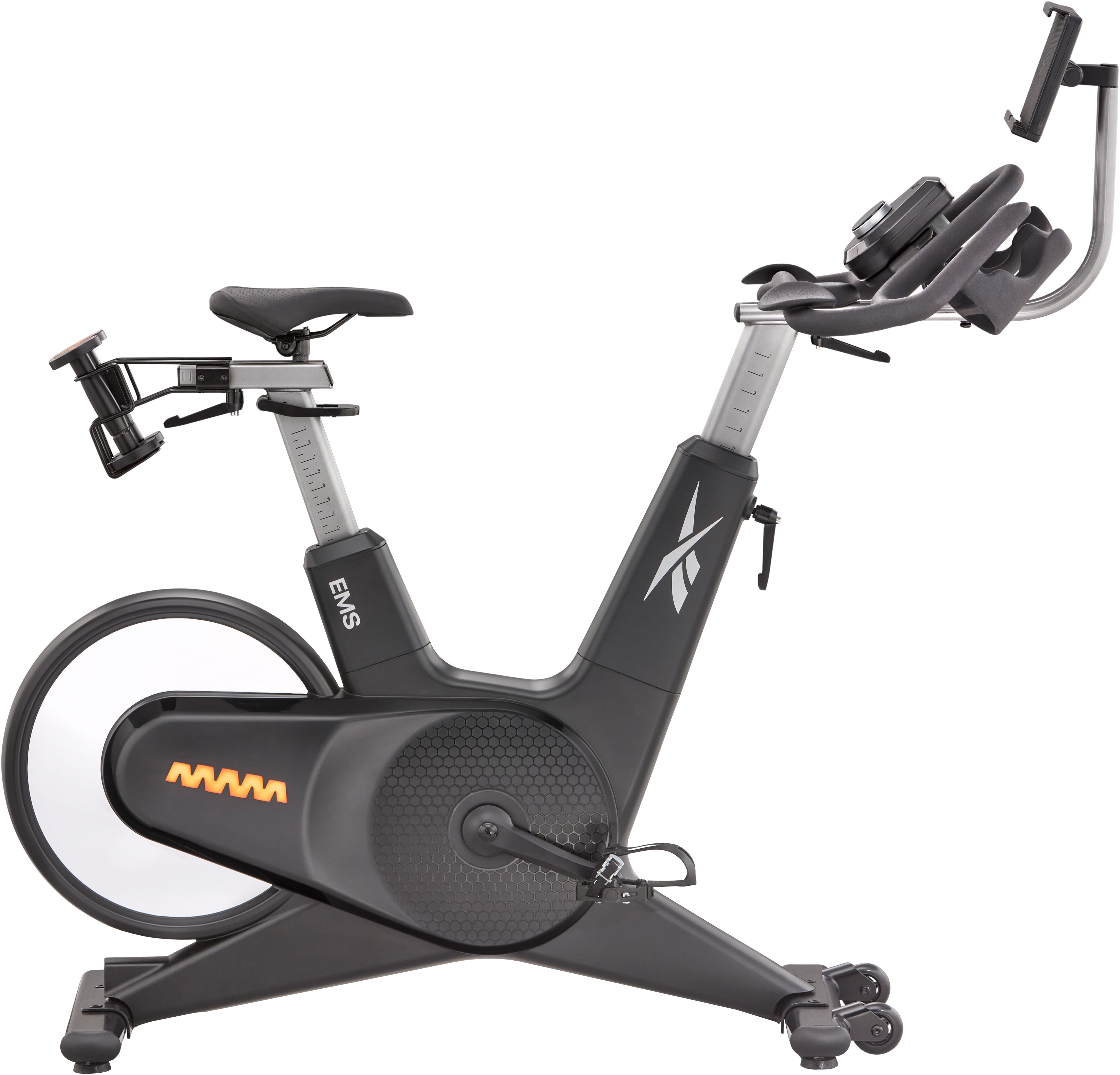 Reebok Speedbike Z-Tech Speedbike (mit Tablet-Halterung), 150 kg max. Benutzergewicht, Fahrrad, 50 Widerstandsstufen