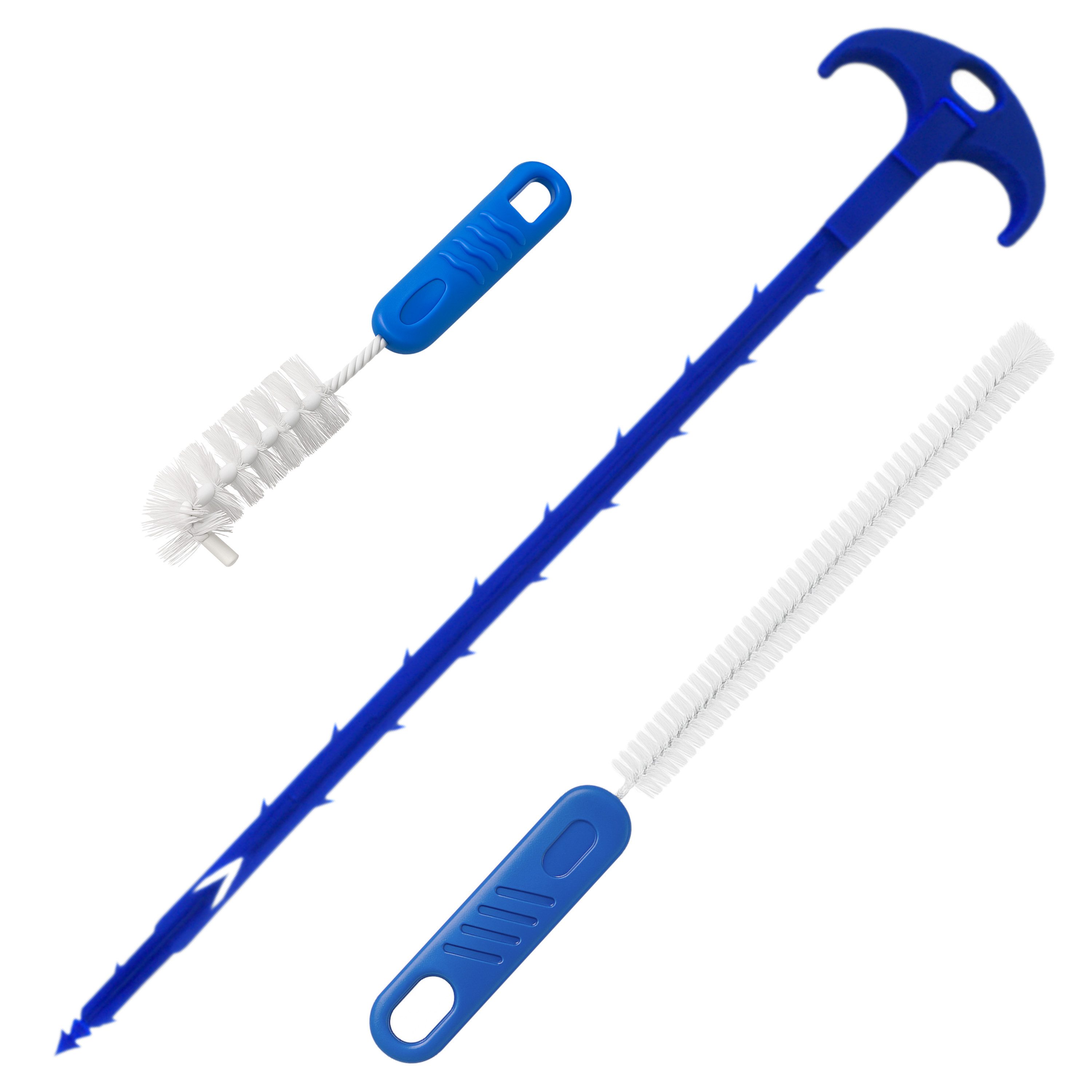 varivendo Reinigungsbürste Rohrreinigungsset 3-teilig Schwarz, Sanitärbereich, (Set, 3-tlg., Rohrreinigungsset), Rohrreiniger Abflussreiniger Rohrreinigungsspirale Abflussreinigung
