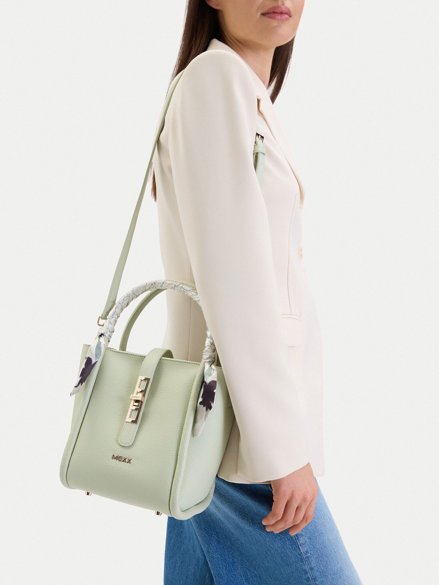 Mexx Handtasche Mexx Damenhandtasche Grün MEXX-EO-MEXX-B-003-09 Hellgrün