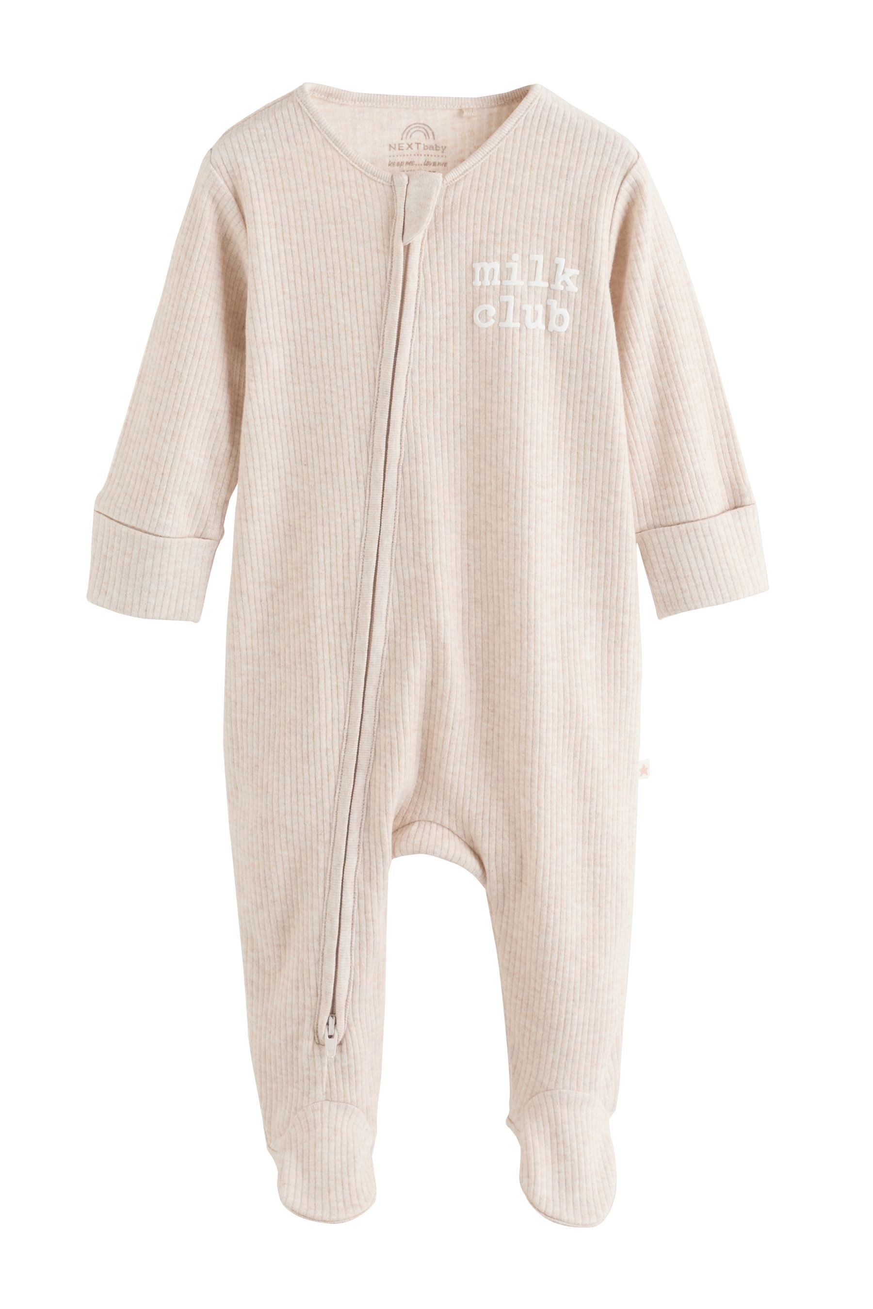 Next Schlafoverall Babyschlafanzüge mit Zweiwege-RV, 3er-Pack (3-tlg)