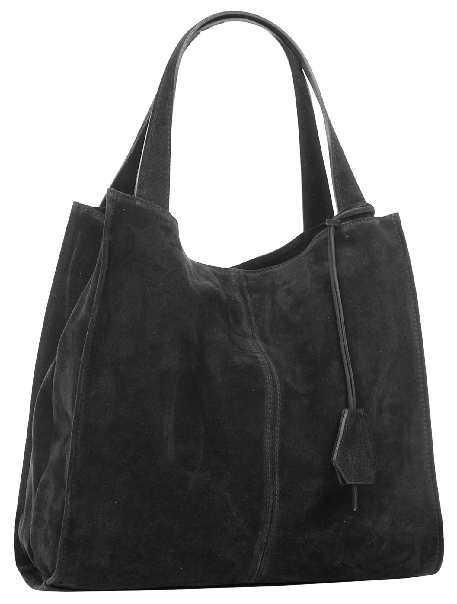 forty° Shopper, echt Leder, Made in Italy