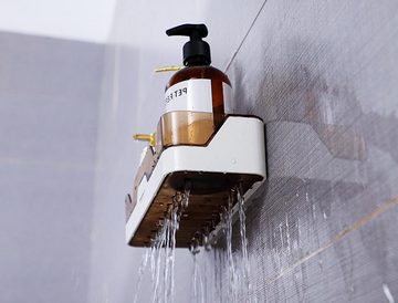 Coonoor Aufbewahrungsbox wandmontierte Badezimmer Aufbewahrungsboxen, wandmontierte Badezimmerablage ohne Bohren