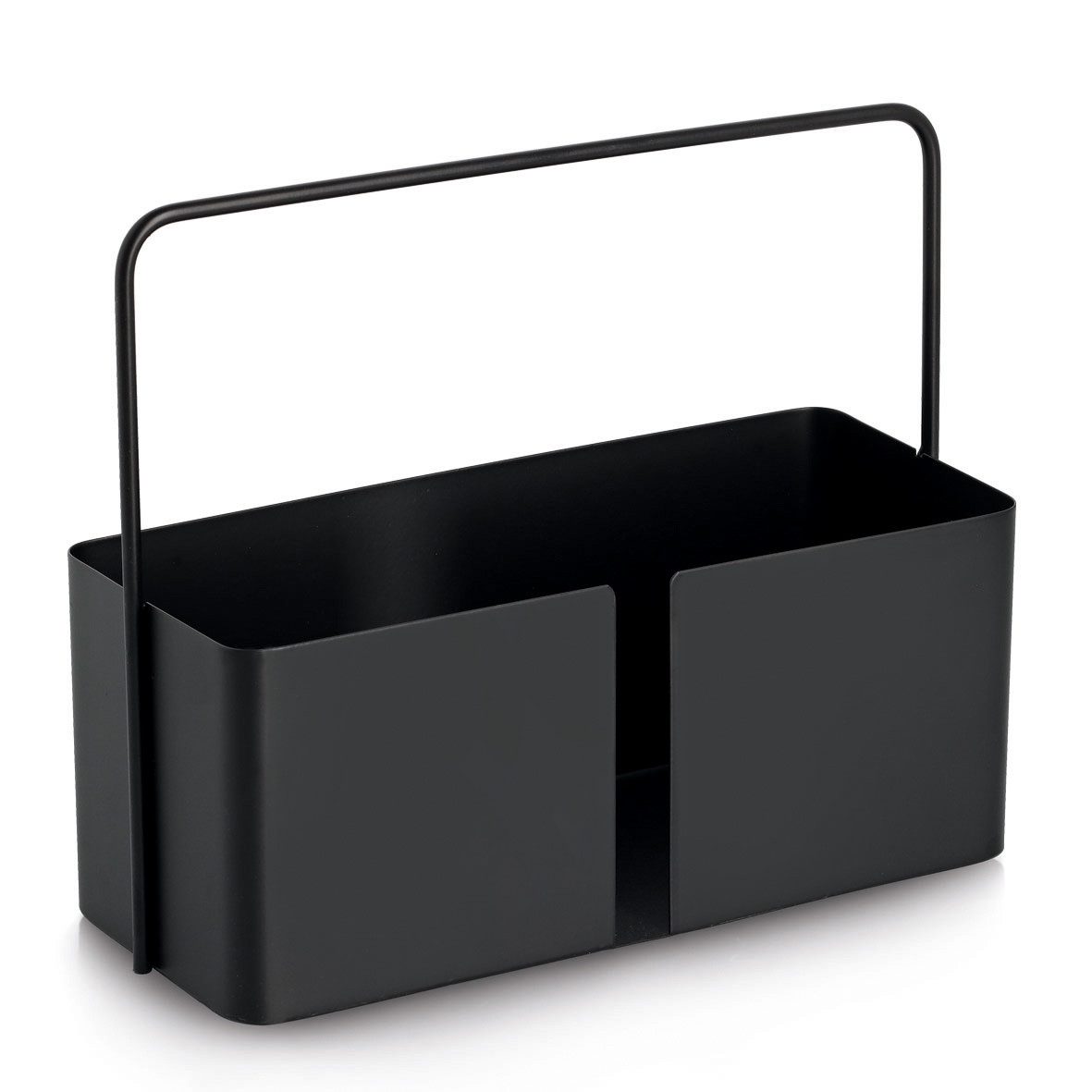 Zeller Present Ablageregal Tragekorb, Metall, schwarz