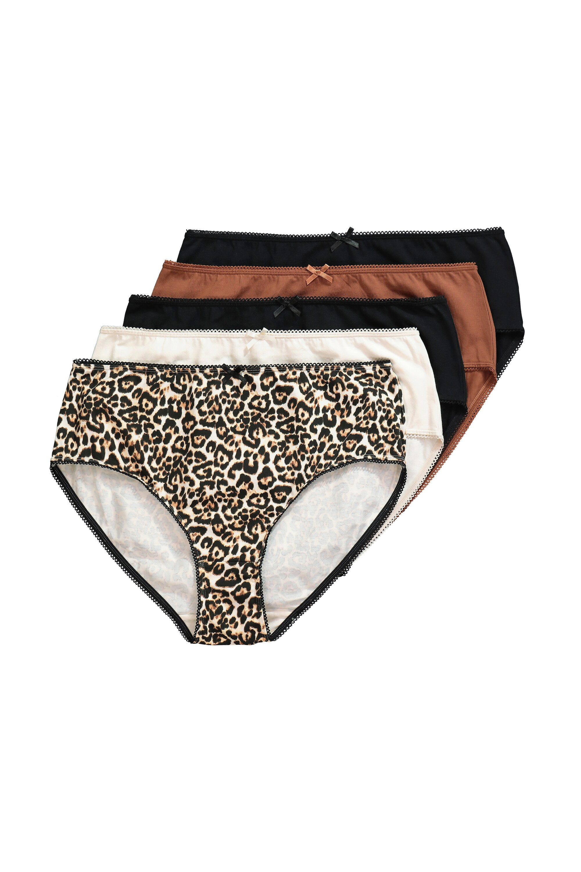 Ulla Popken Calzoncillos Para Mujer, Paquete De 5