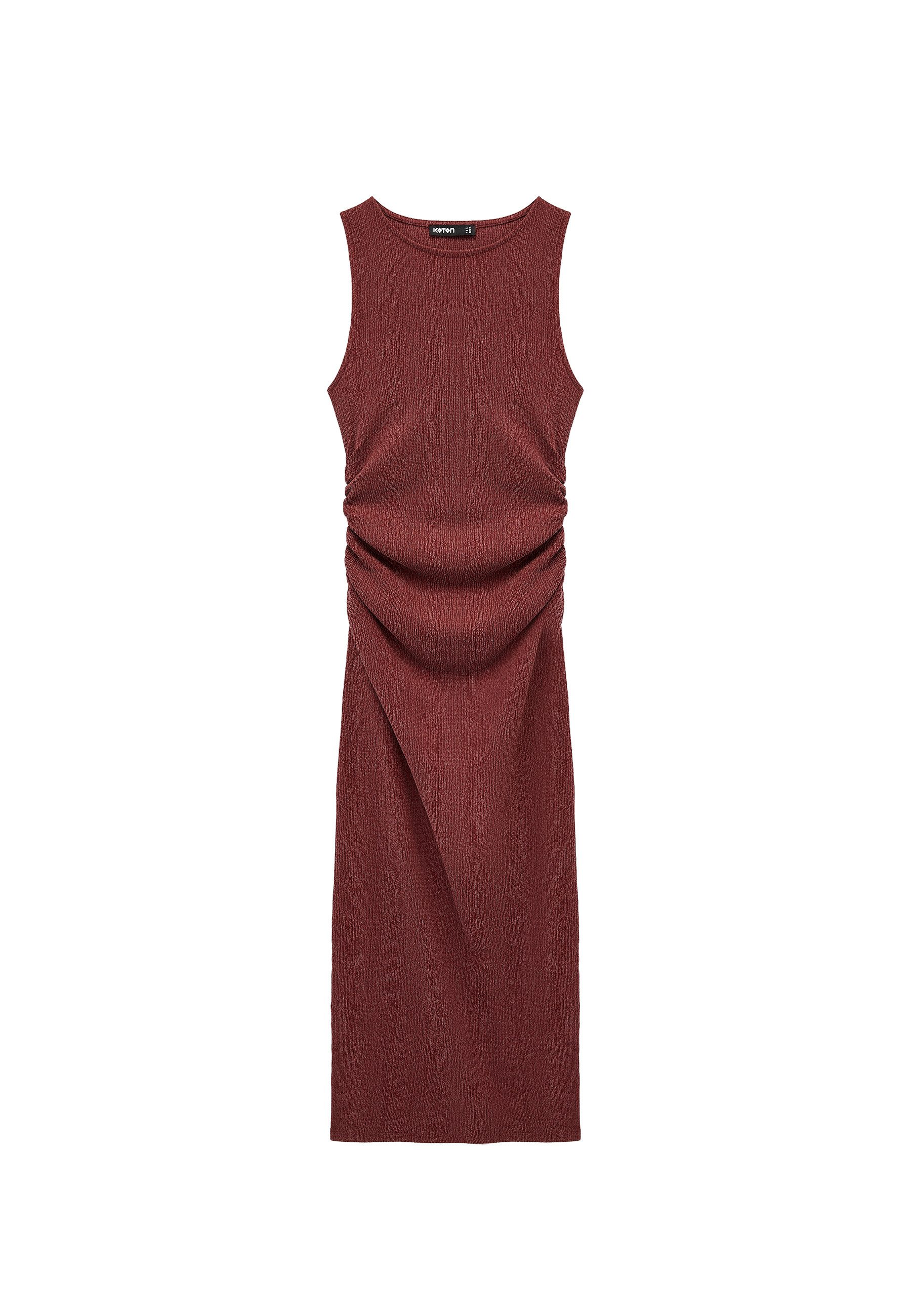 Koton Badekleid Gerafft Basic Midikleid
