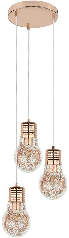 SPOT Light Pendelleuchte Bulb, Leuchtmittel wechselbar, Deckenleuchte aus  Metall für den Wohn- und Essbereich, Moderne Optik