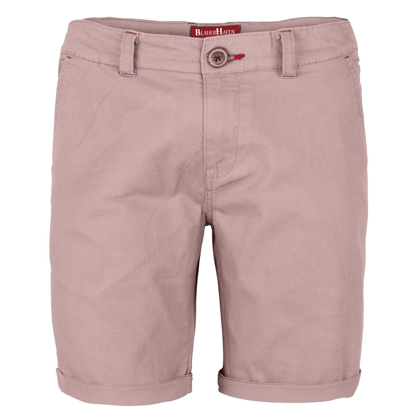 BlauerHafen Chinoshorts Herren Stretch Chino Shorts günstig online kaufen