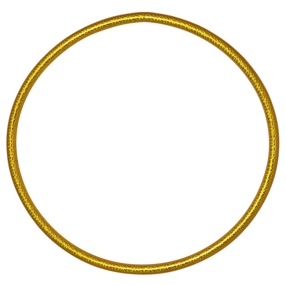 Hula-Hoop-Reifen Kinder Hula Hoop, Hologramm Farben, Ø 80cm Gelb