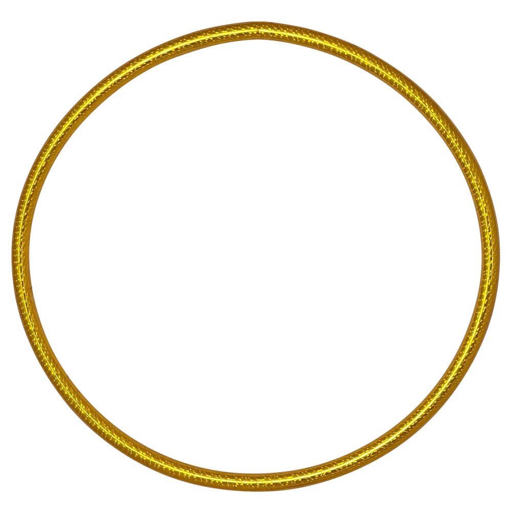 Hoopomania Hula-Hoop-Reifen Kinder Hula Hoop, Hologramm Farben, Ø 80cm Gelb