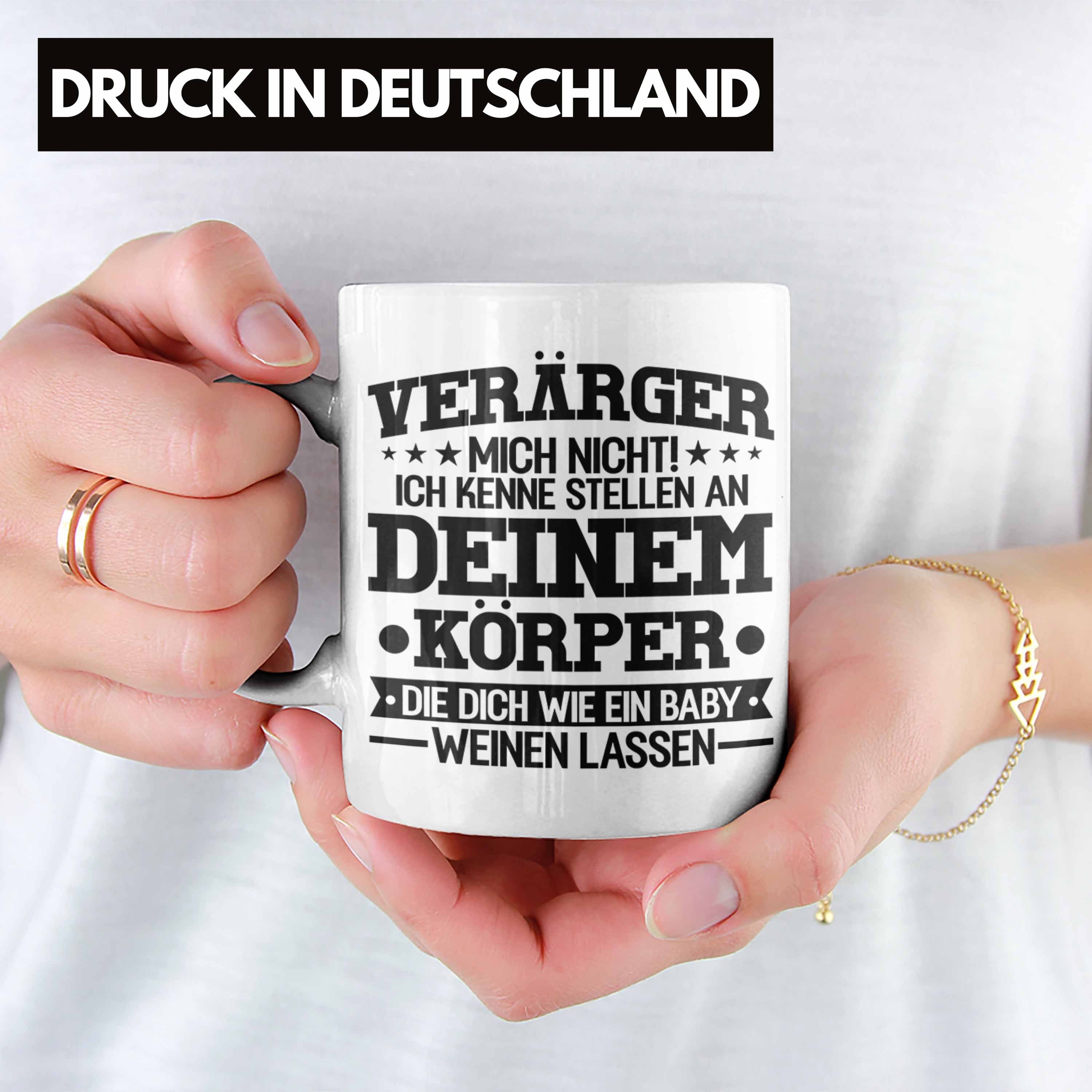 Tasse Physiotherapeut Geschenk Tasse Geschenkidee Spruch Trendation Praxis Weiss Physiotherapie Lustiger - Trendation