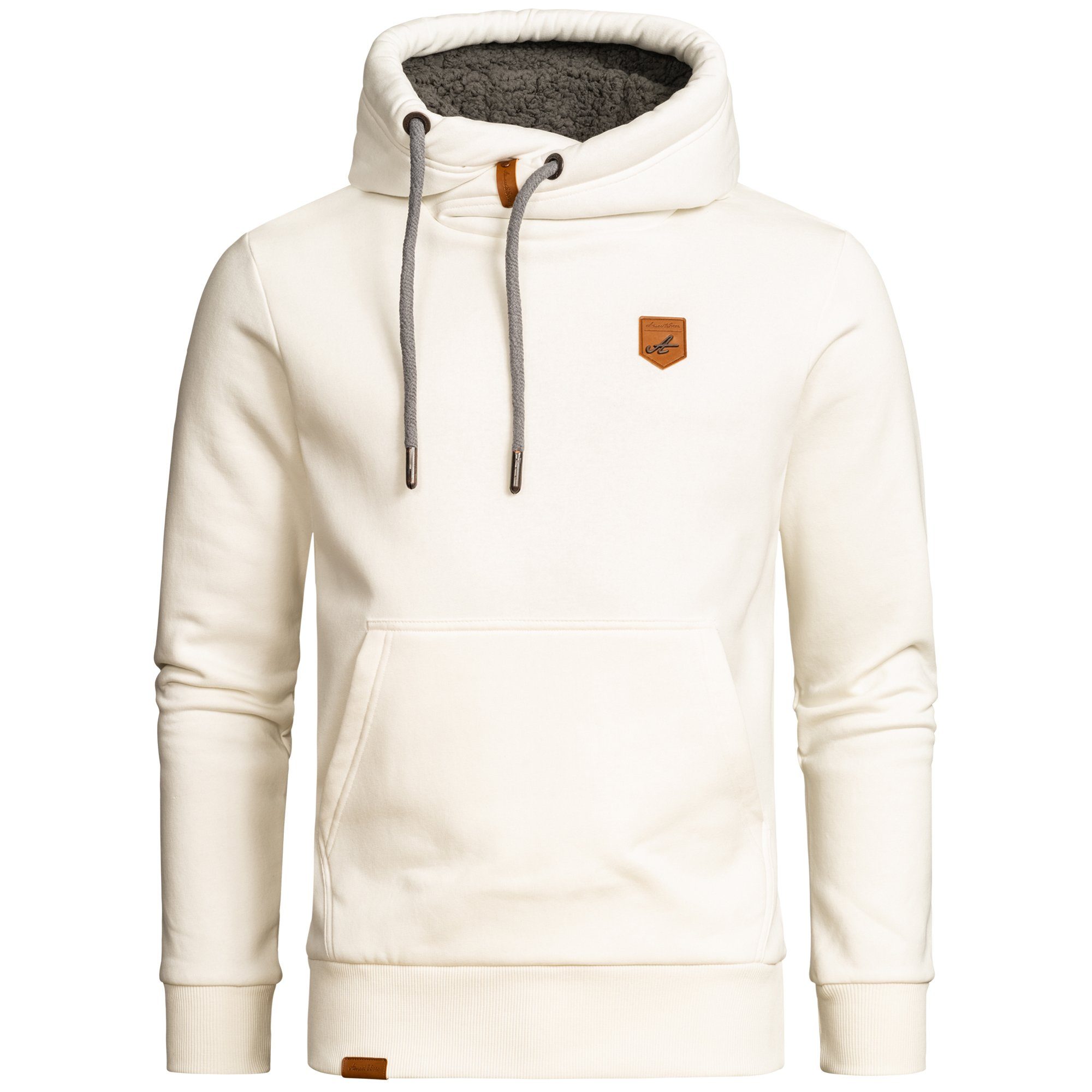 Herren Fleece Kapuzenpullover Teddy - Weicher Winter Hoodie Mit Plüsch Innenfutter