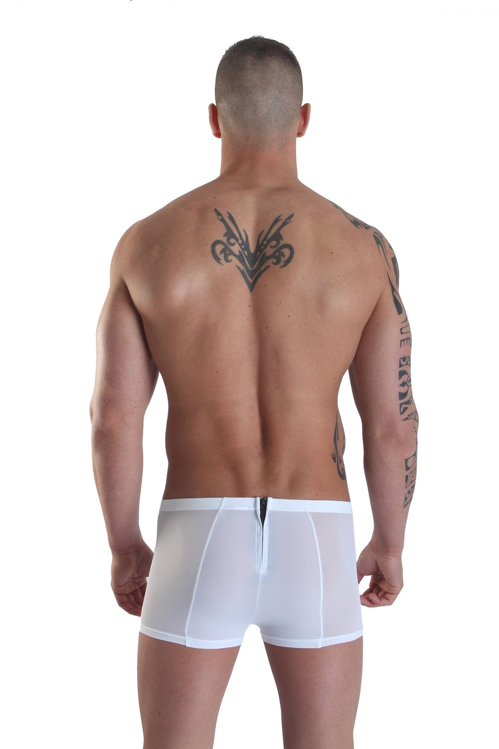 LOOK ME Boxershorts Herren-Shorts in weiß - M