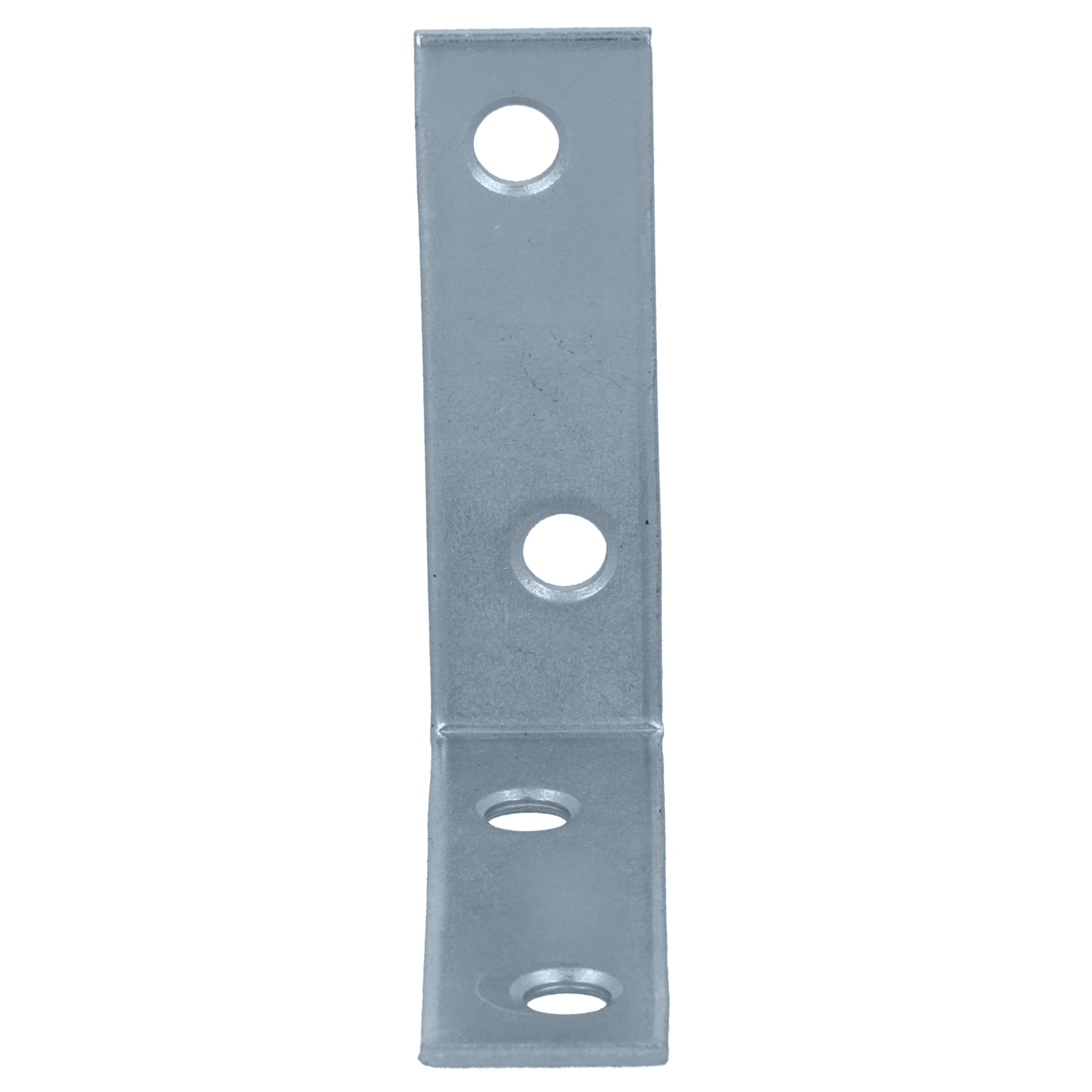 Winkelverbinder 48 Stück 50x50x15 mm - galvanisch verzinkt und blau passiviert