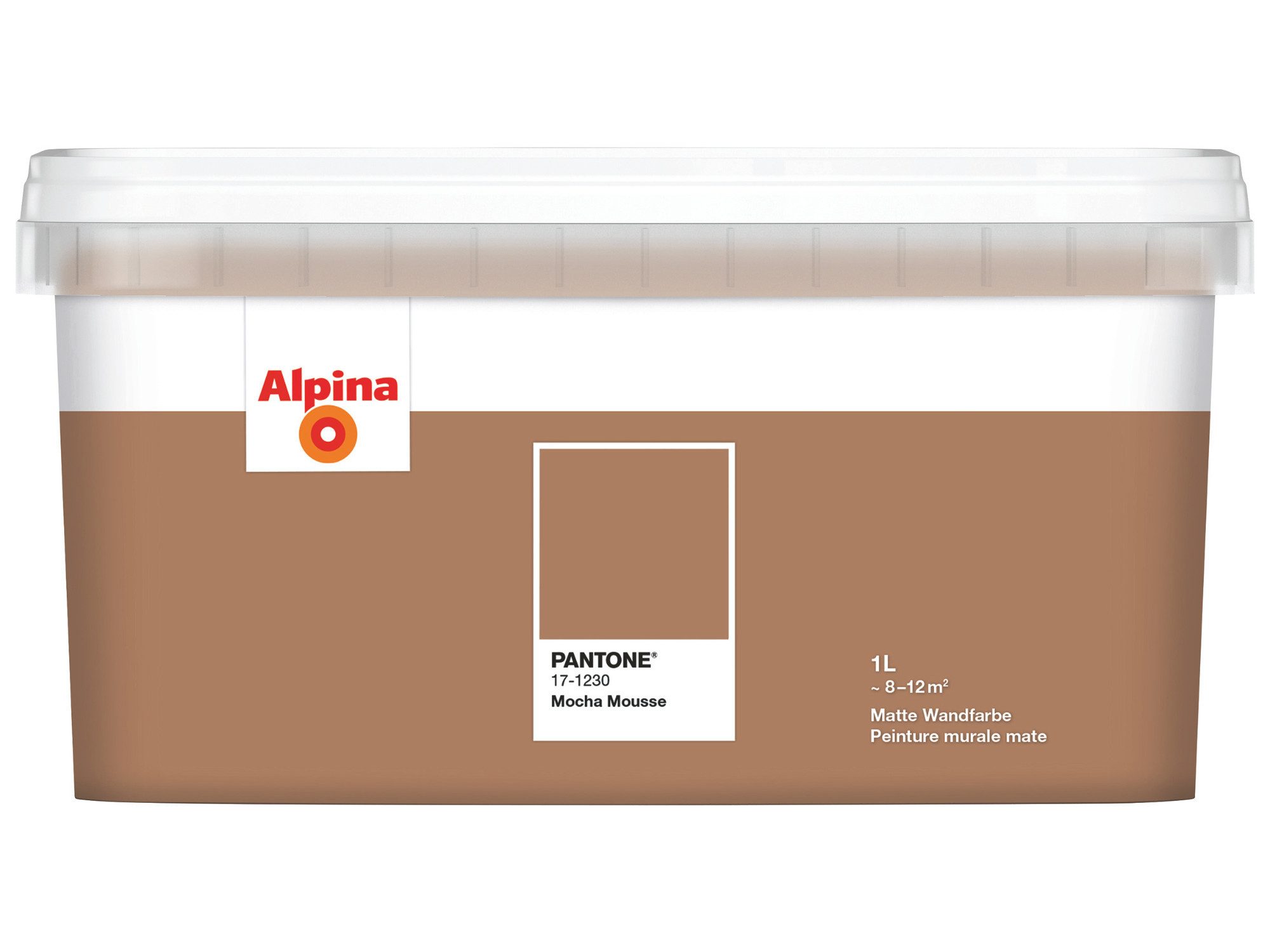 Alpina Wandfarbe Alpina PANTONE® 1L + Rührholz – Bild 2 von 5