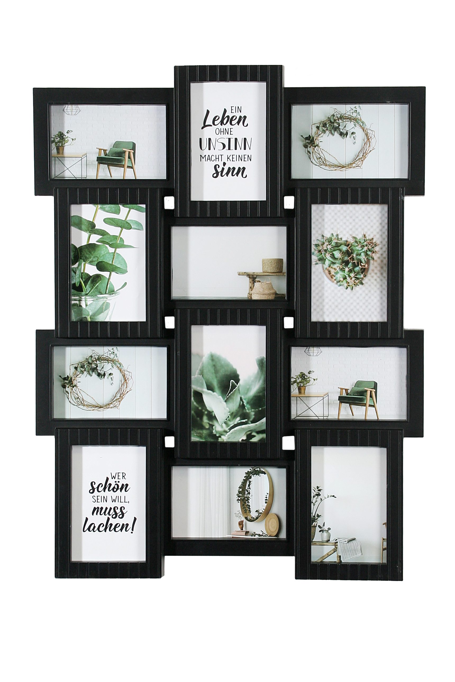 Wackadoo Living Bilderrahmen Collage Fotorahmen Collage Kunststoff Portrait günstig online kaufen