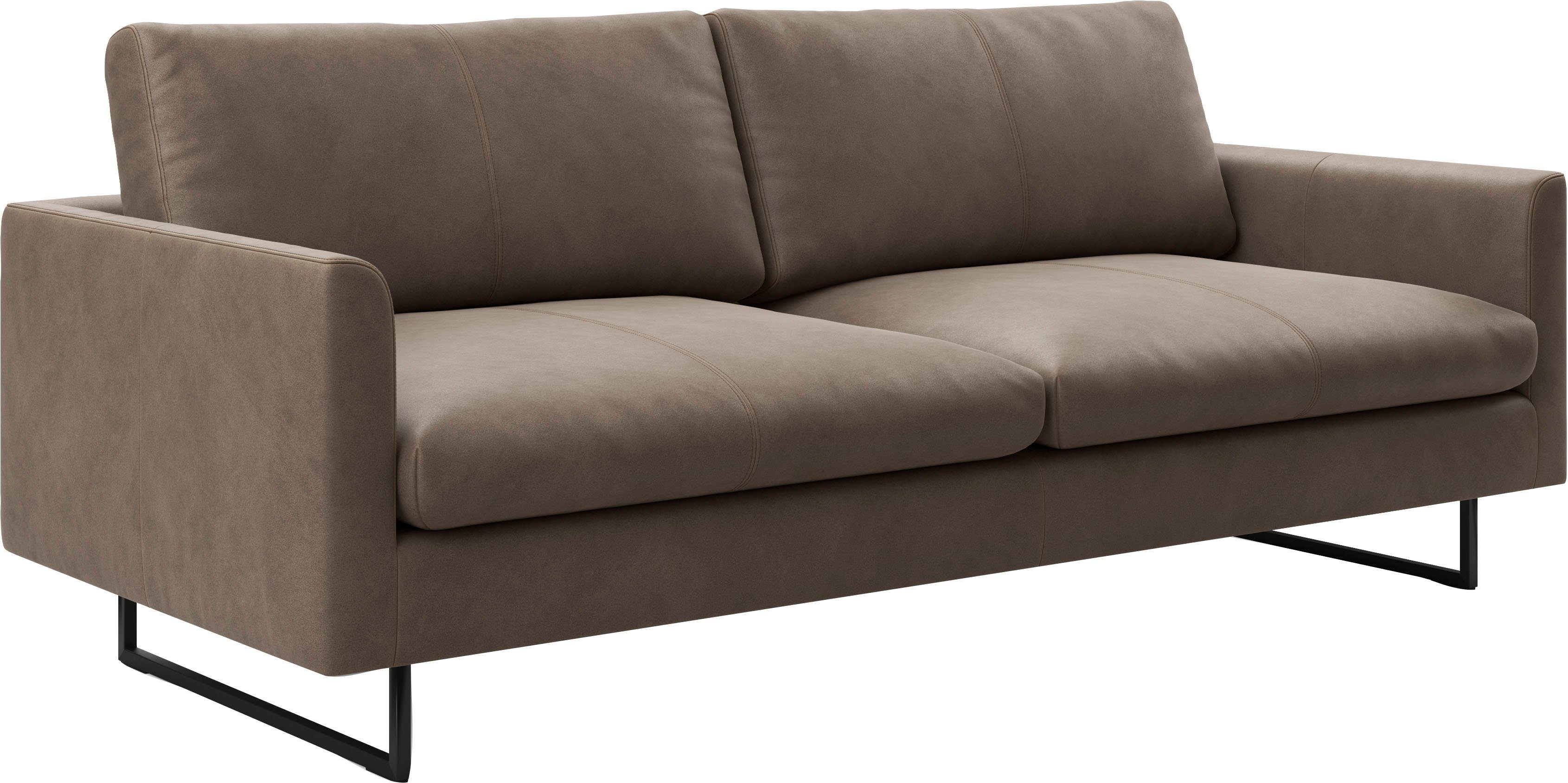 freistil ROLF BENZ 3-Sitzer freistil 134, hochwertige Polsterung sorgt für exklusiven Sitzkomfort, leger gepolstert