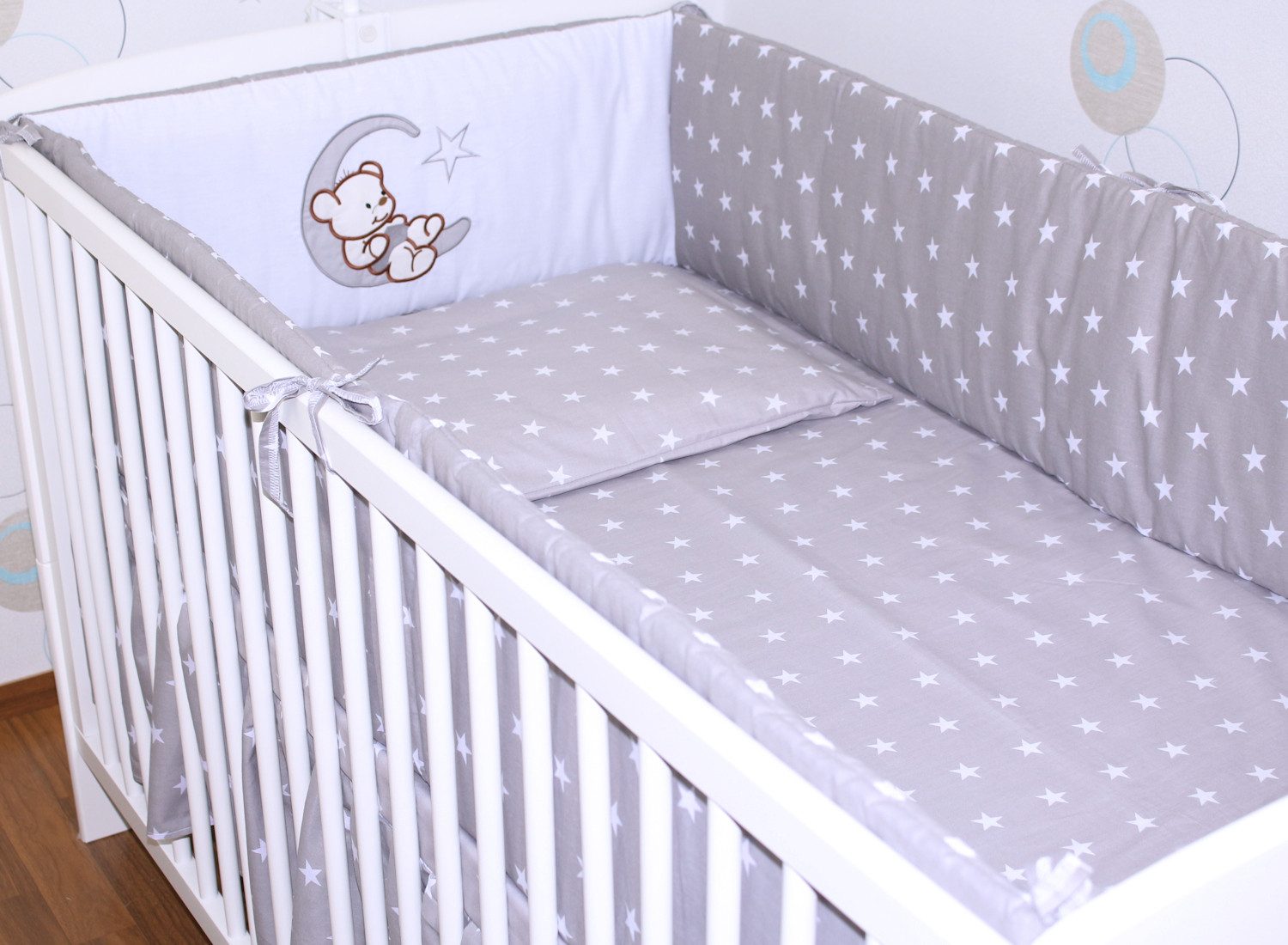 Primawela Bettnestchen Nestchen Applikation 420 cm Bettumrandung Baby Bett günstig online kaufen