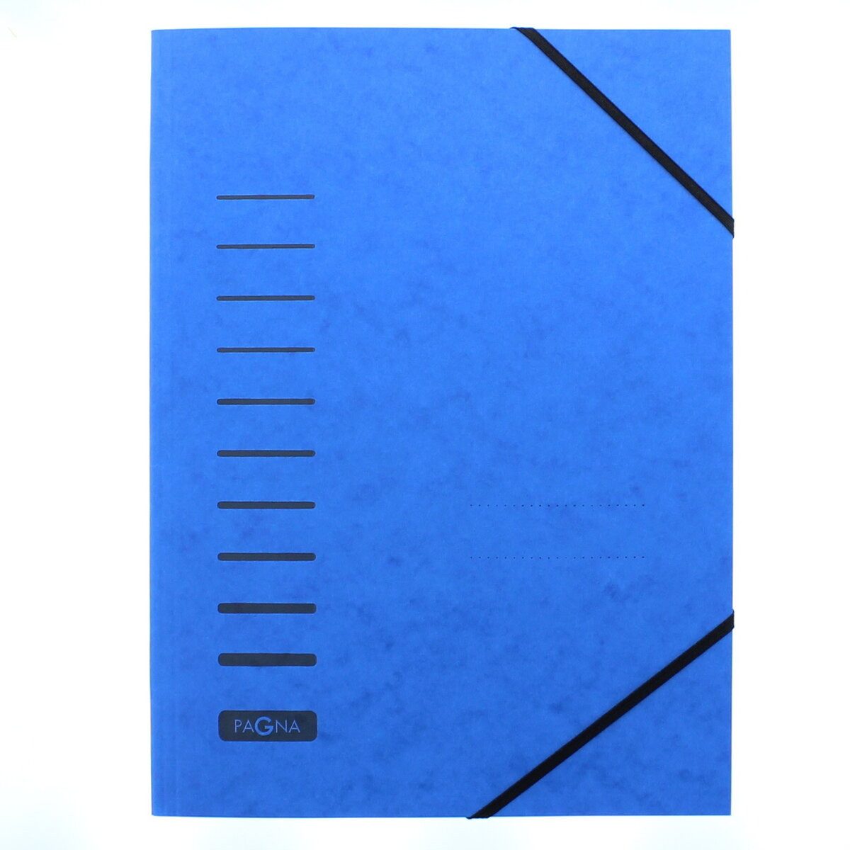 Fächermappe Eckspannmappe A4 blau