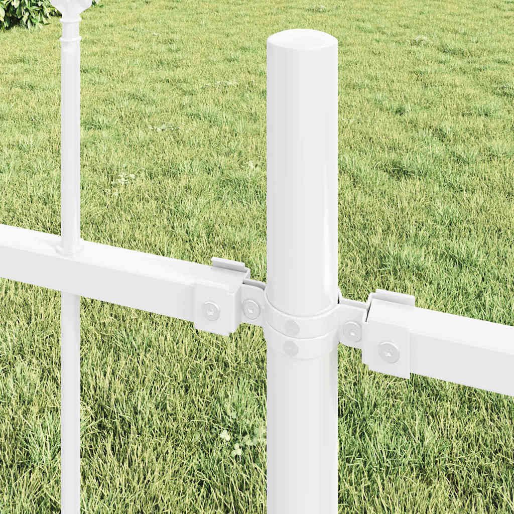 vidaXL Gartenzaun Gartenzaun Weiß 11.9 x günstig online kaufen