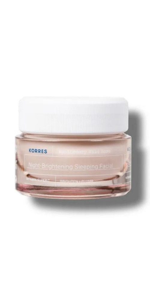 Korres Gesichtspflege Apothecary Wild Rose regenerierende Nachtcreme 40ml, Nachtcreme - für eine strahlend schöne Haut am Morgen