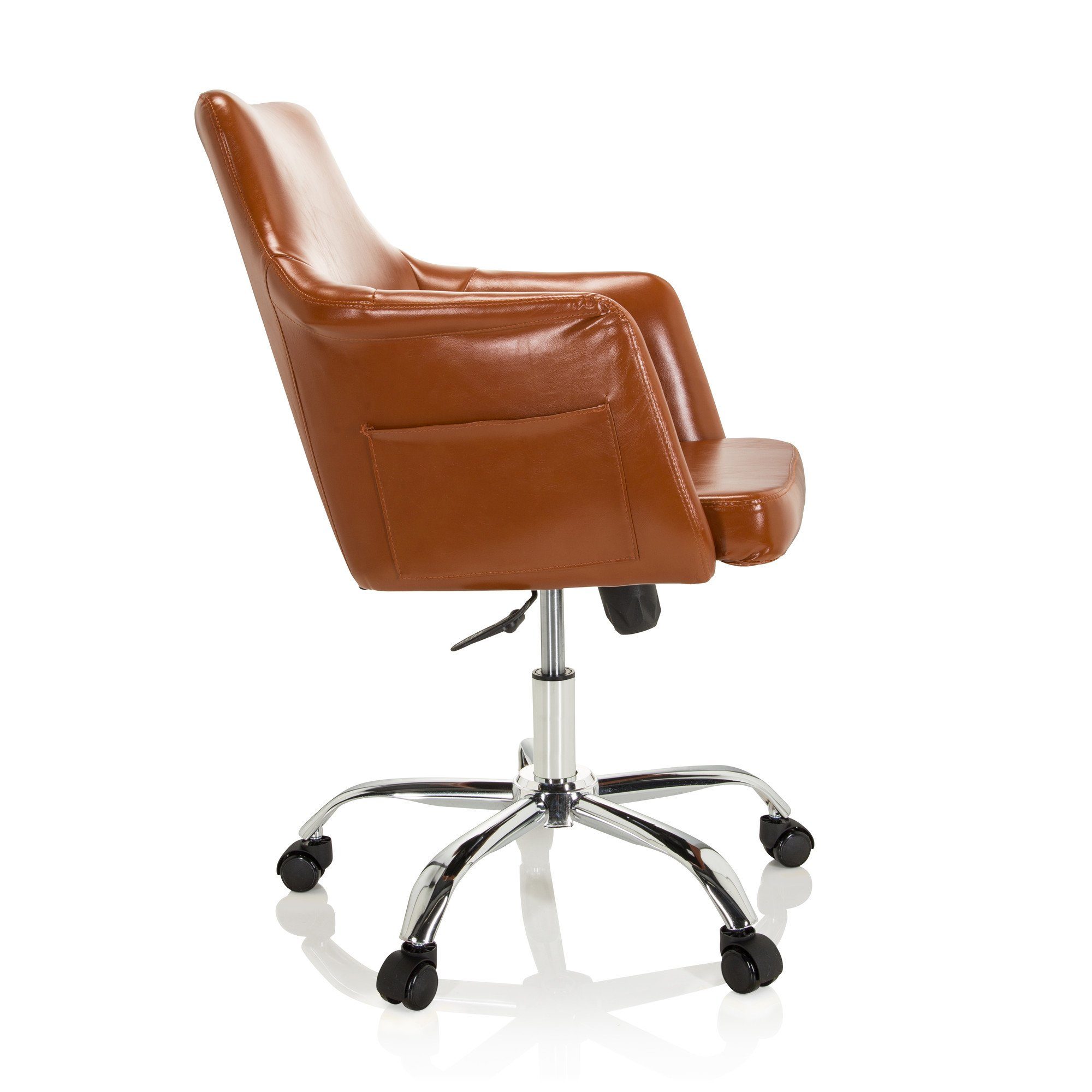 Kunstleder MyBuero Bürostuhl Cognac RELAX Office St), Home ergonomisch Drehstuhl Schreibtischstuhl (1 ZH