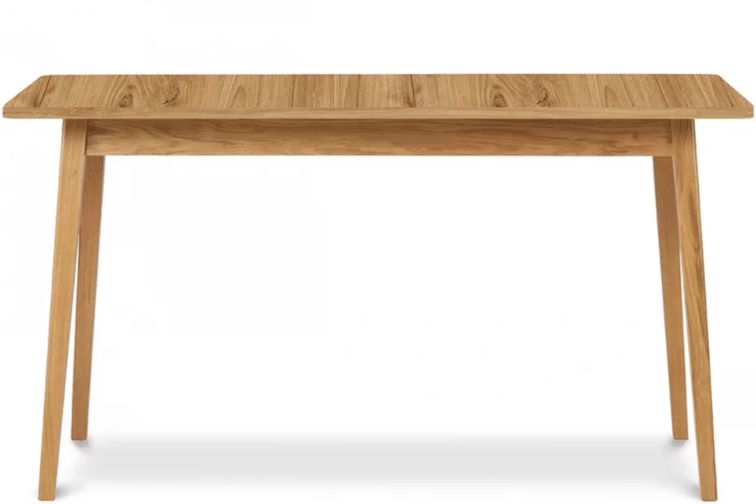KONSIMO® Esstisch FRISK Esszimmertisch ausziehbar Esstisch Küchentisch, Tischplatte 18mm, Skandinavischer Stil, Höhe 75cm, Eichenholzgestell – Bild 4 von 5