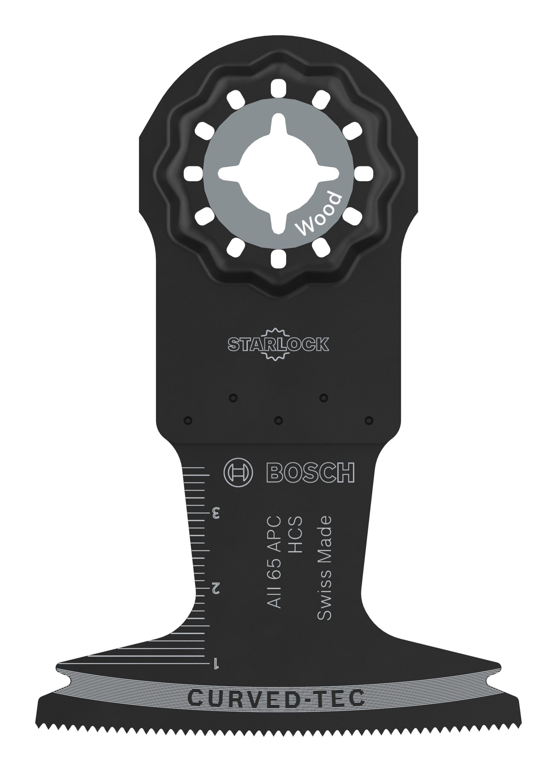 BOSCH Tauchsägeblatt (10 Stück), AII 65 APC Holz, Starlock, 65 x 40 mm - 10er Pack