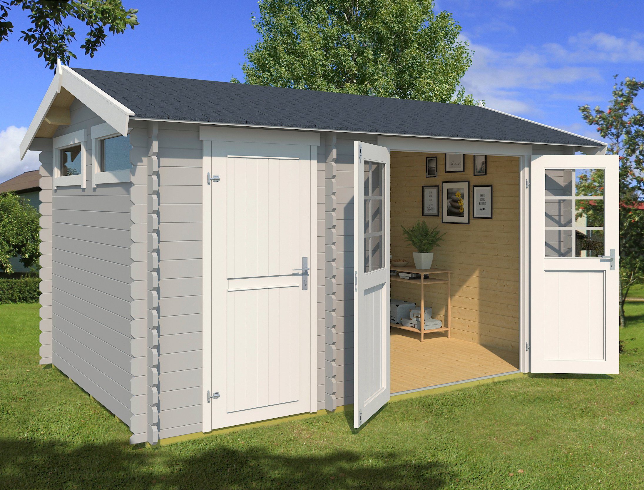 LASITA MAJA Gartenhaus William, BxT: 420x289 cm