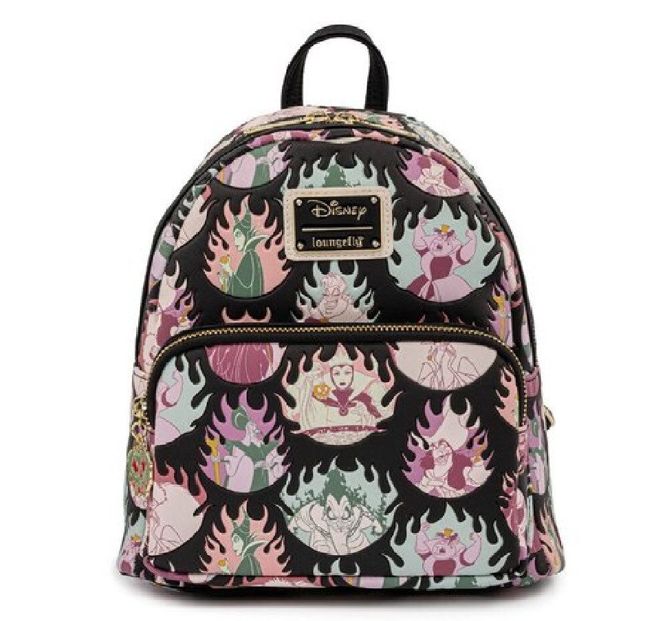 Loungefly Rucksack Loungefly Disney Villains Pastel Flames backpack 26 cm