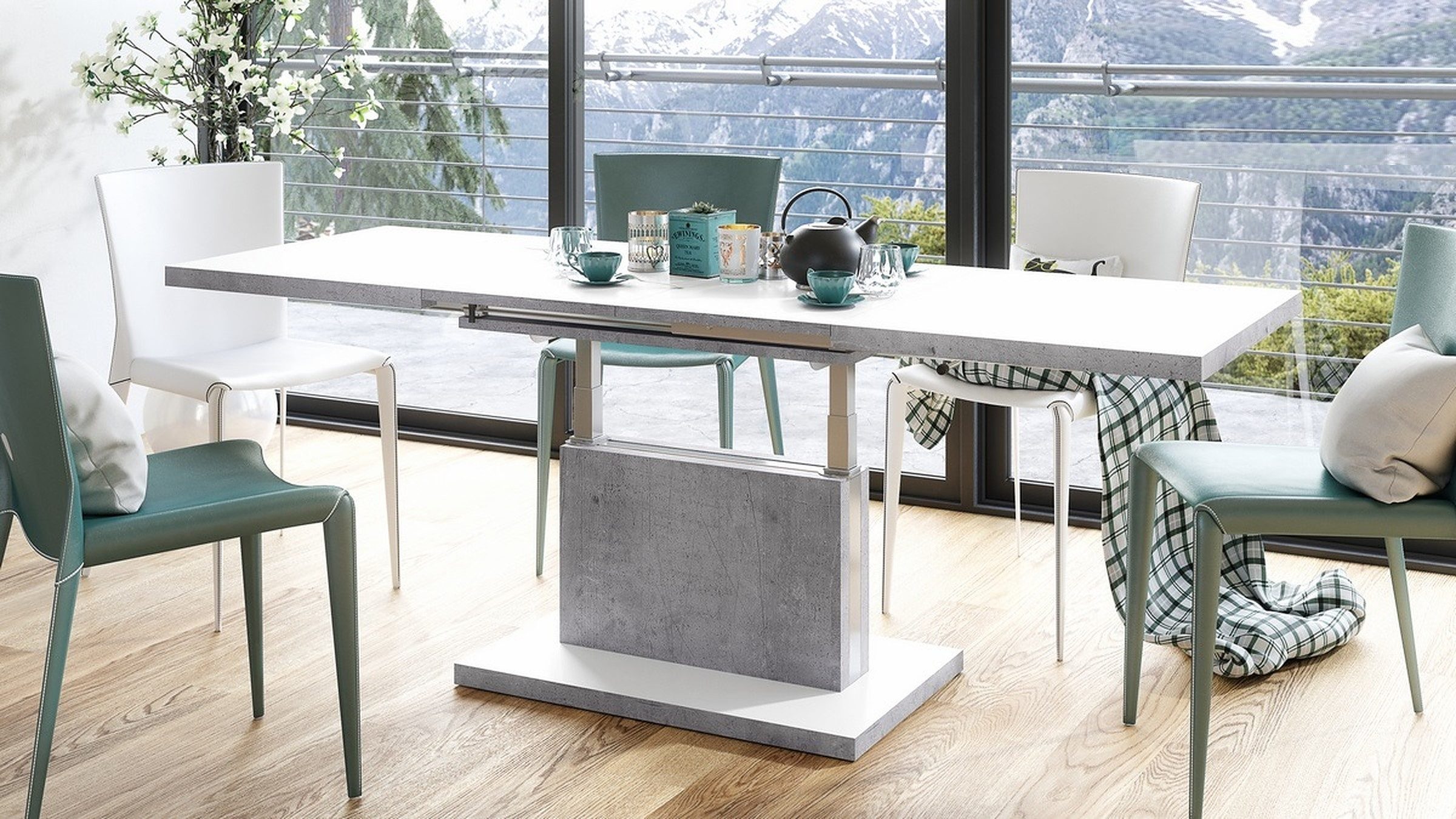 Mazzoni Couchtisch Aston Weiß Matt / günstig online kaufen
