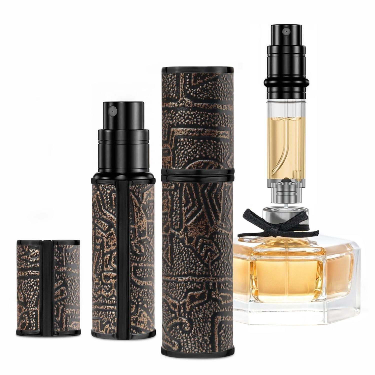 LuxusKollektion Eau de Cologne Parfümzerstäuber Nachfüllbar 5ml Gold