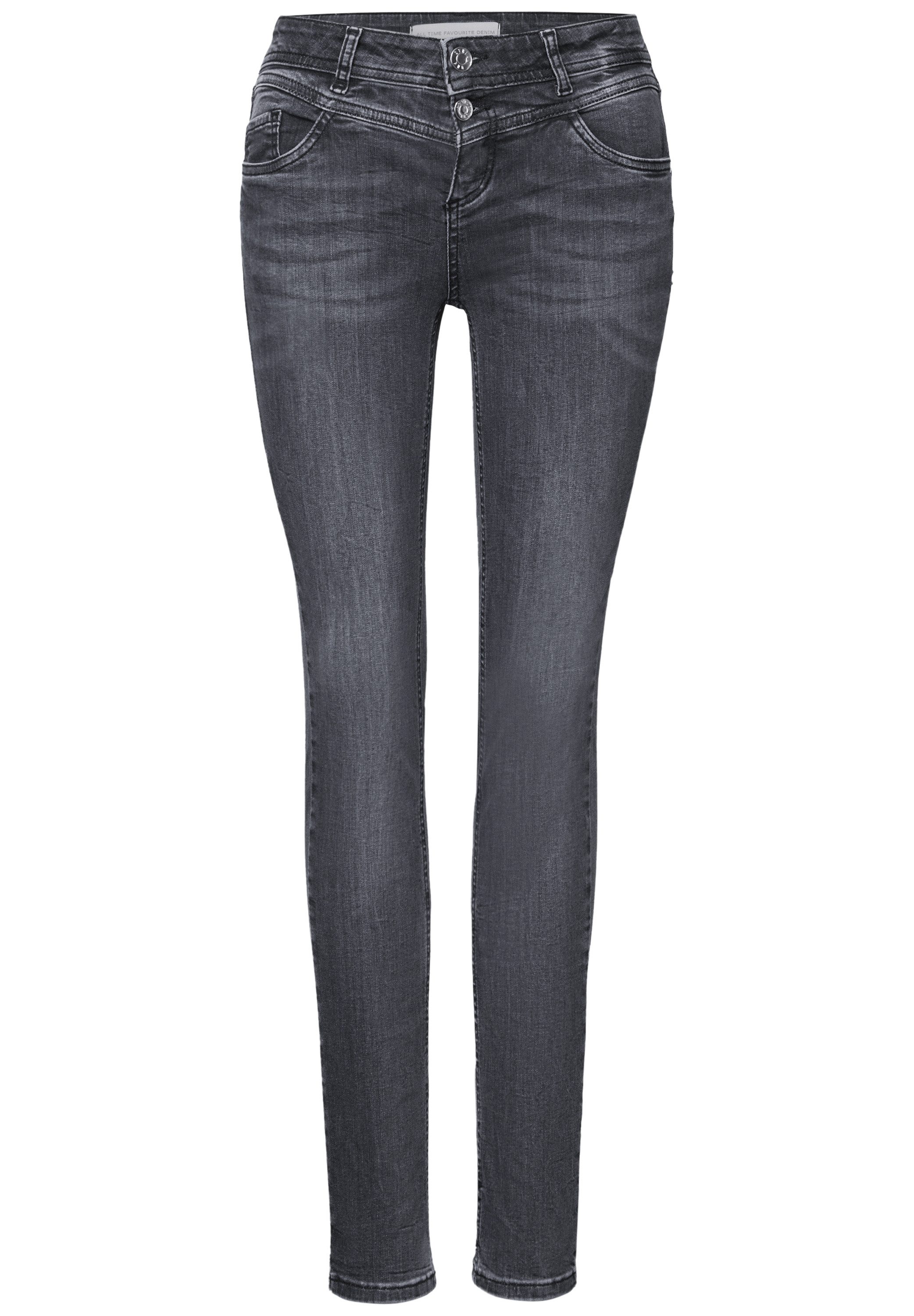 STREET ONE Slim-fit-Jeans Middle Waist