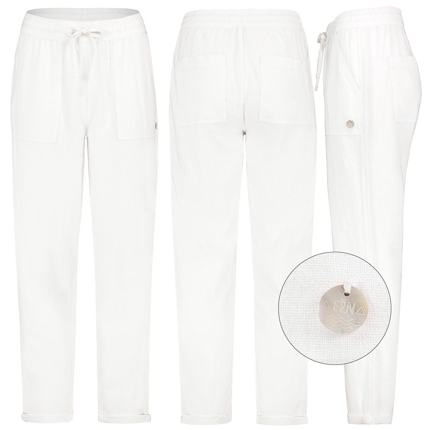 Eight2Nine Chinos Eight2nine Damen Leinen Hose Leinenhose Regular Freizeith günstig online kaufen