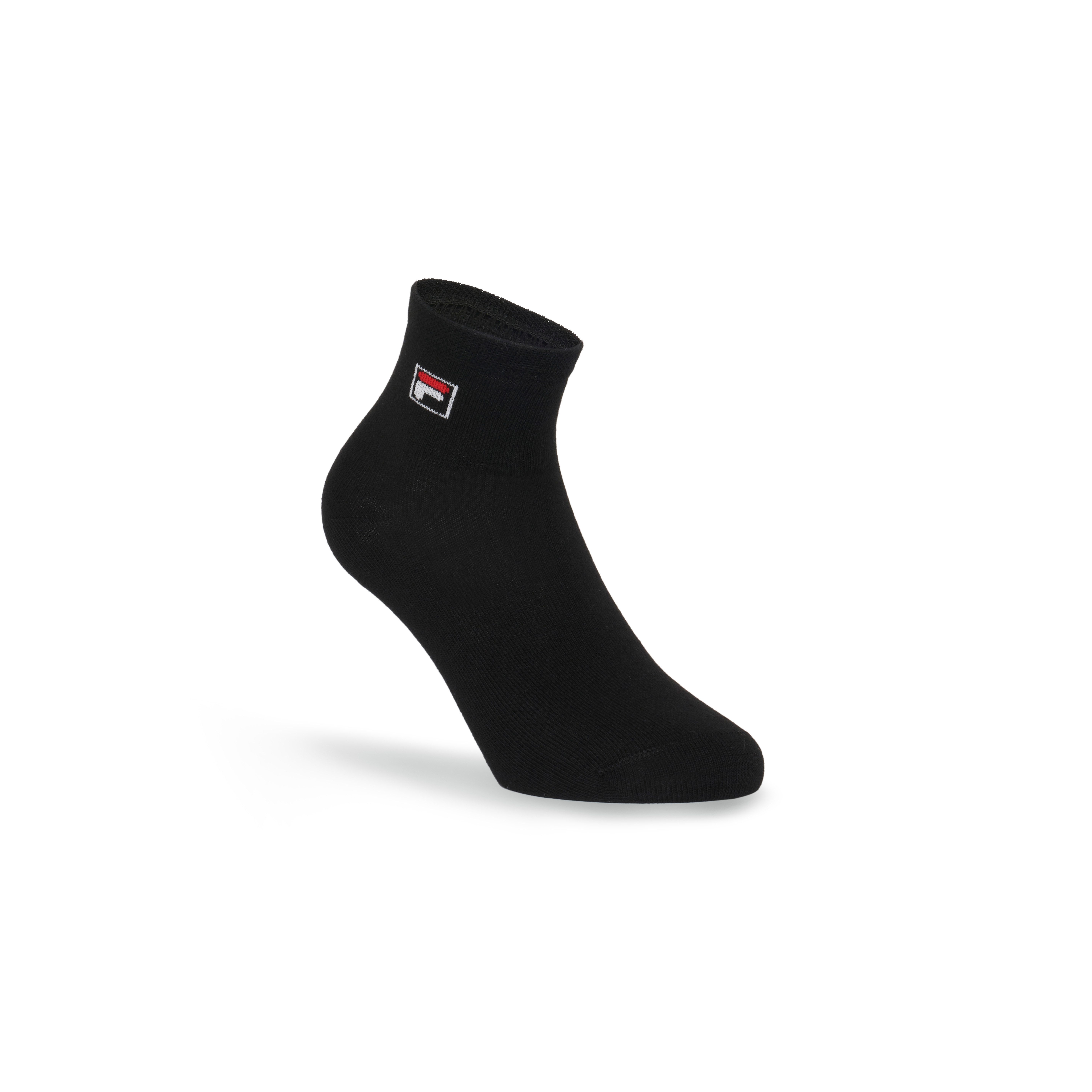 Fila Kurzsocken UNISEX QUARTER PLAIN SOCKS (3-Paar) mit eingestrickem Logo