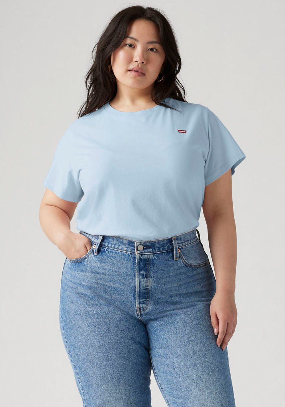 Levi's® Plus T-Shirt THE PERFECT TEE Figur umspielend