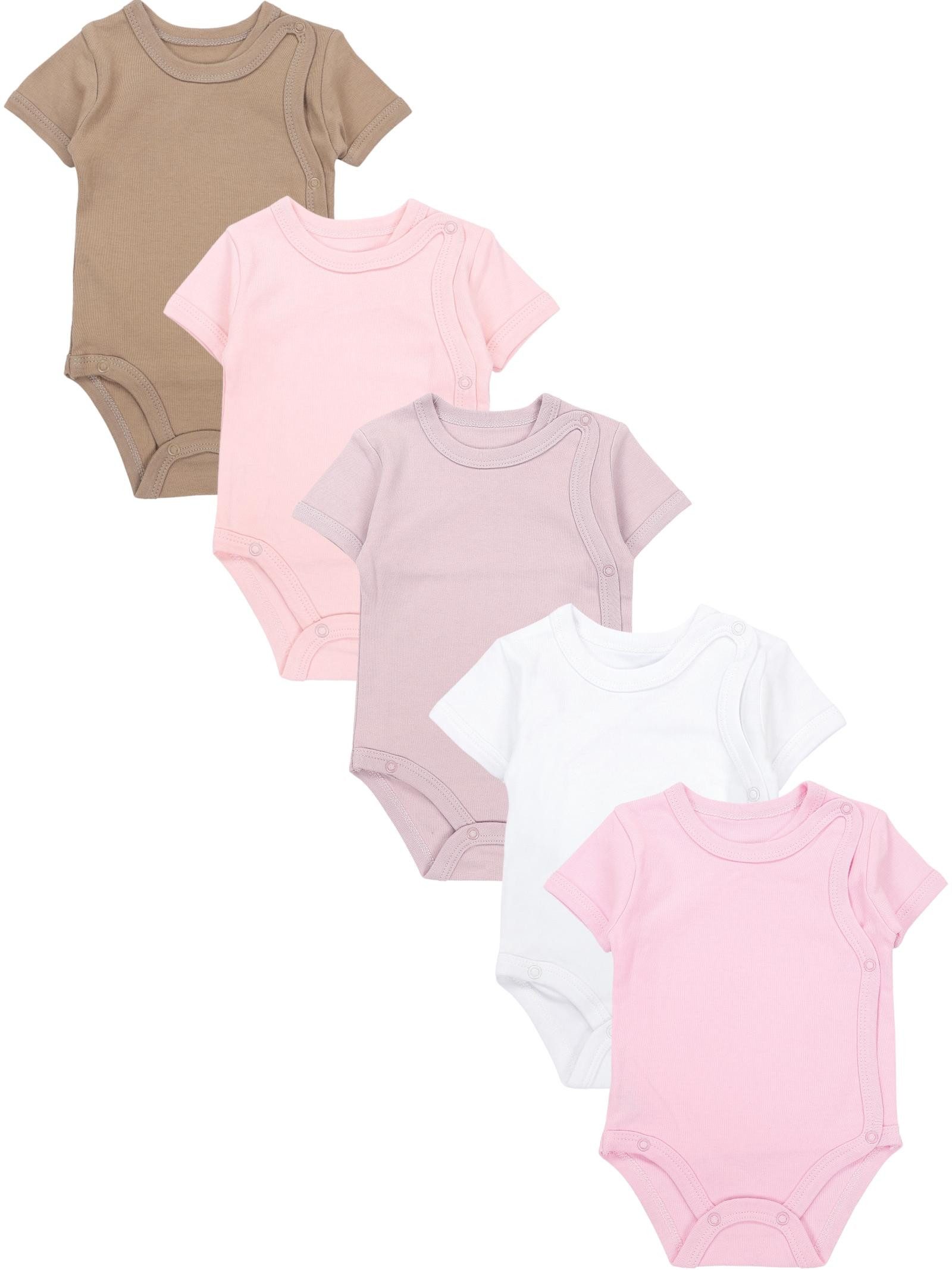 TupTam Kurzarmwickelbody TupTam Unisex Baby Kurzarm Wickelbody 5er Pack