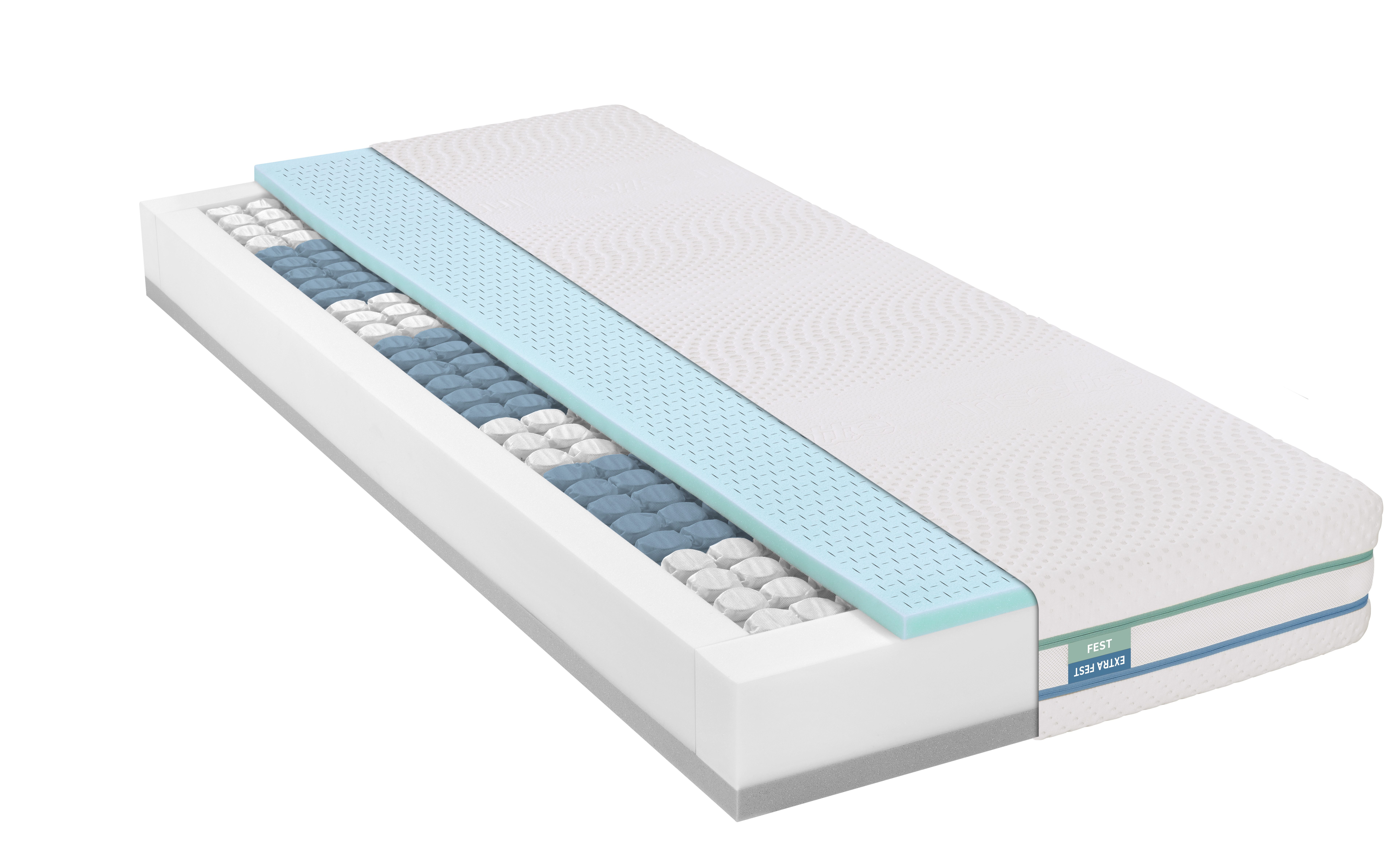 Taschenfederkernmatratze ergonomische Wendematratze 2in1, Irisette 2for4 TF günstig online kaufen