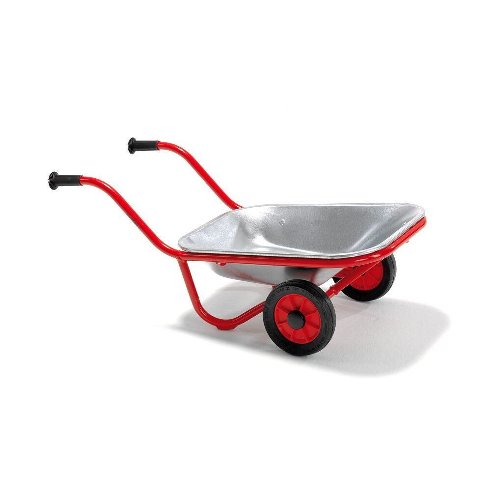 Winther Tretfahrzeug Mini Viking Schubkarre, Ideal für Kitas, Krippe und Kindergarten