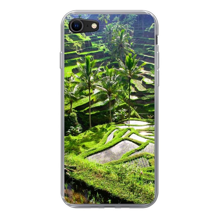 MuchoWow Handyhülle Spektakuläre Reisfelder nördlich von Ubud Handyhülle Apple iPhone 7 Smartphone-Bumper Print Handy Schutzhülle