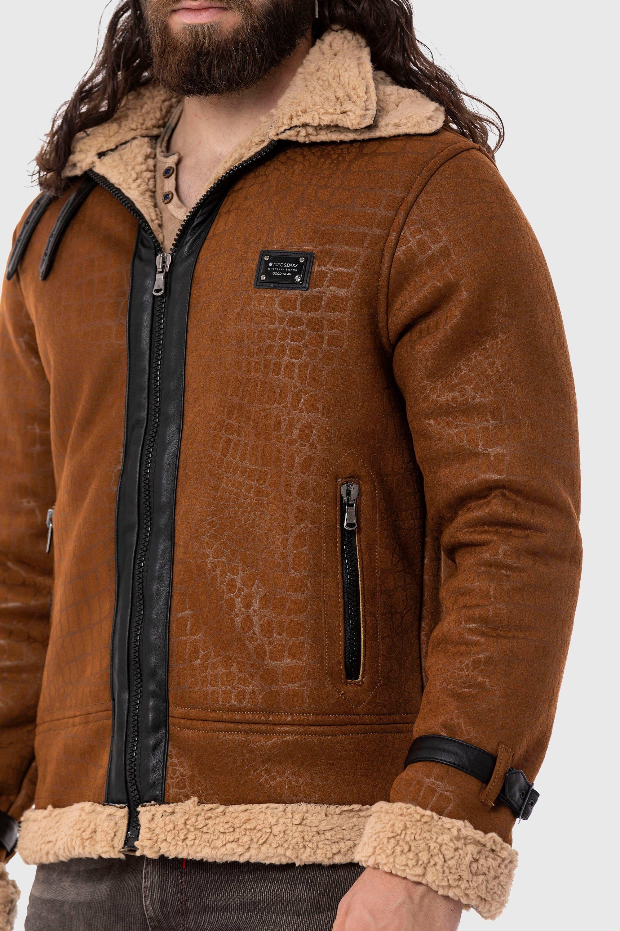 Cipo & Baxx Parka Jacke im Flieger-Look – Bild 4 von 5