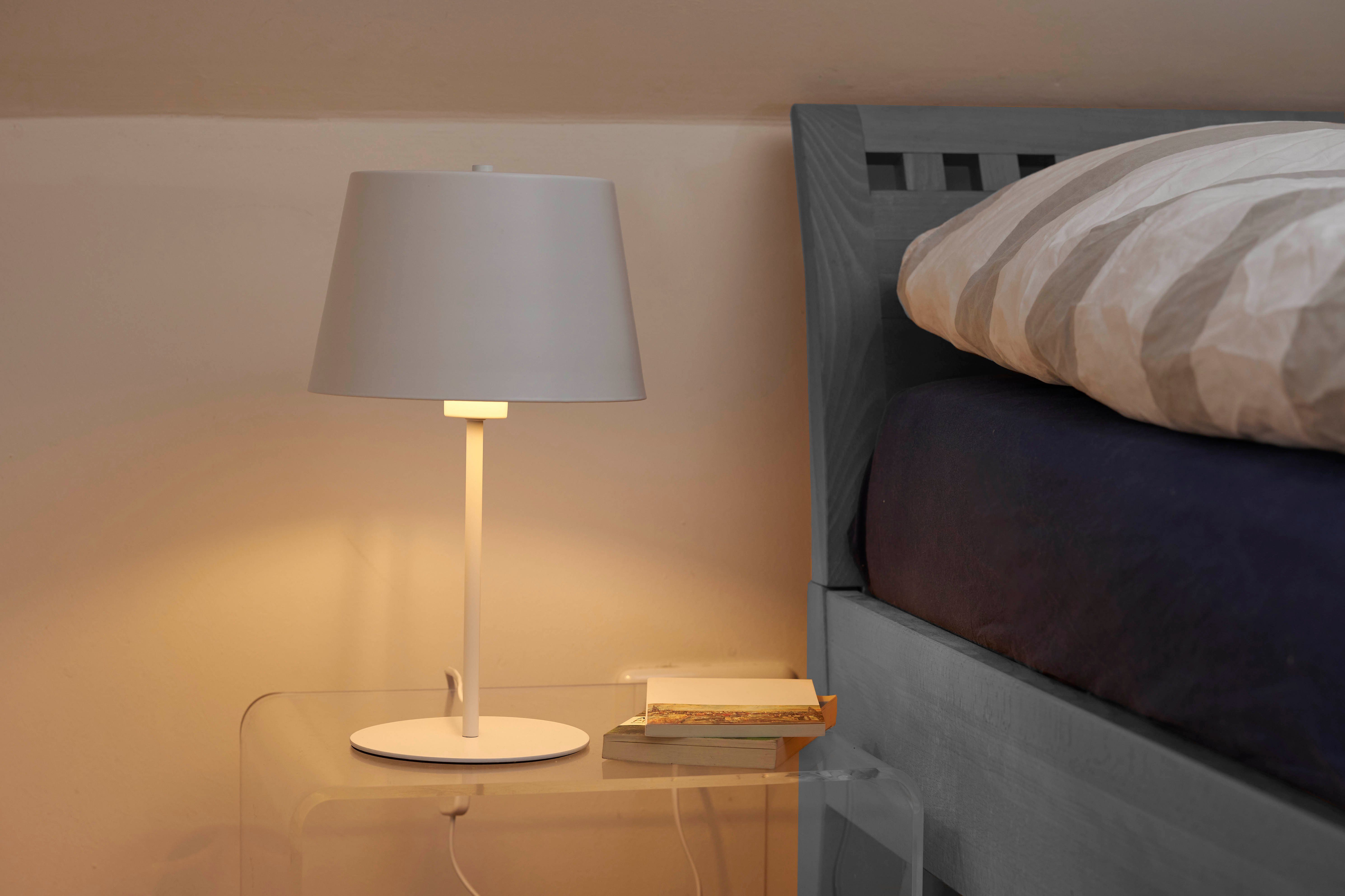 Northpoint LED Schreibtischlampe Northpoint LED Design Metall Tischleuchte warmweiß Schnurschalter E27 – Bild 3 von 3