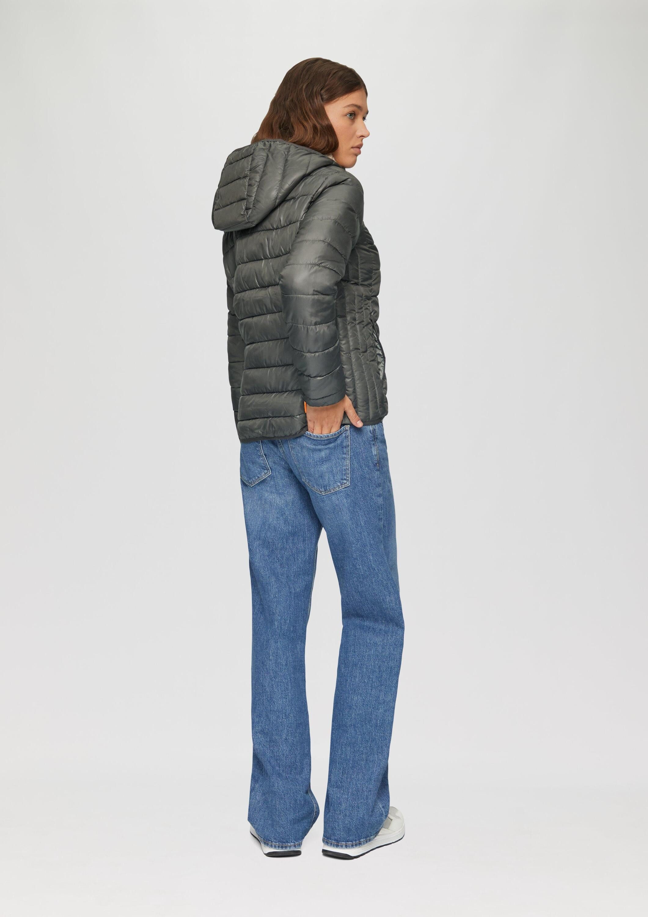 QS Winterjacke Outdoor-Jacke Gesteppte Outdoor-Jacke mit Kapuze