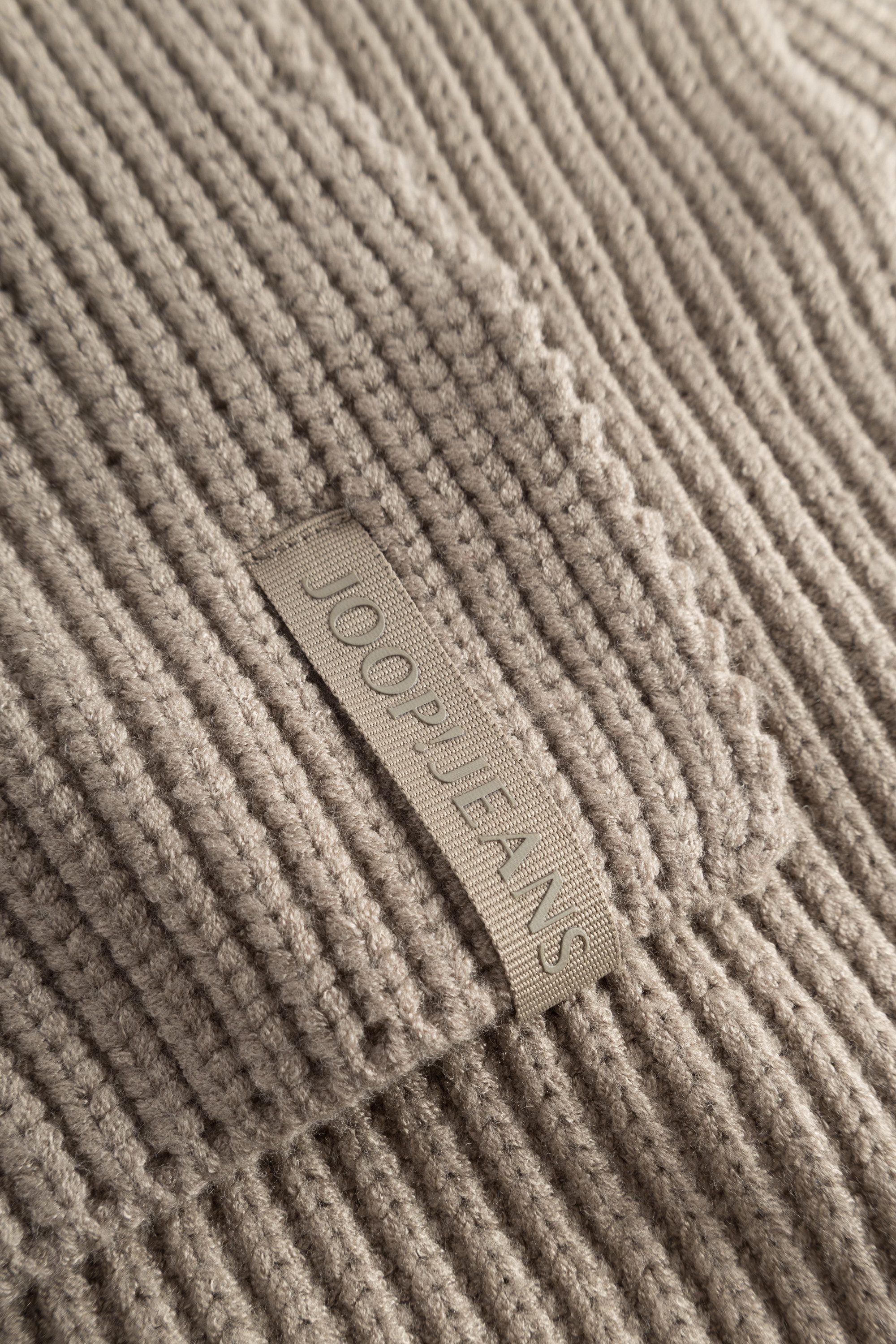 Joop Jeans Strickschal Lucifer, aus Strukturstrick