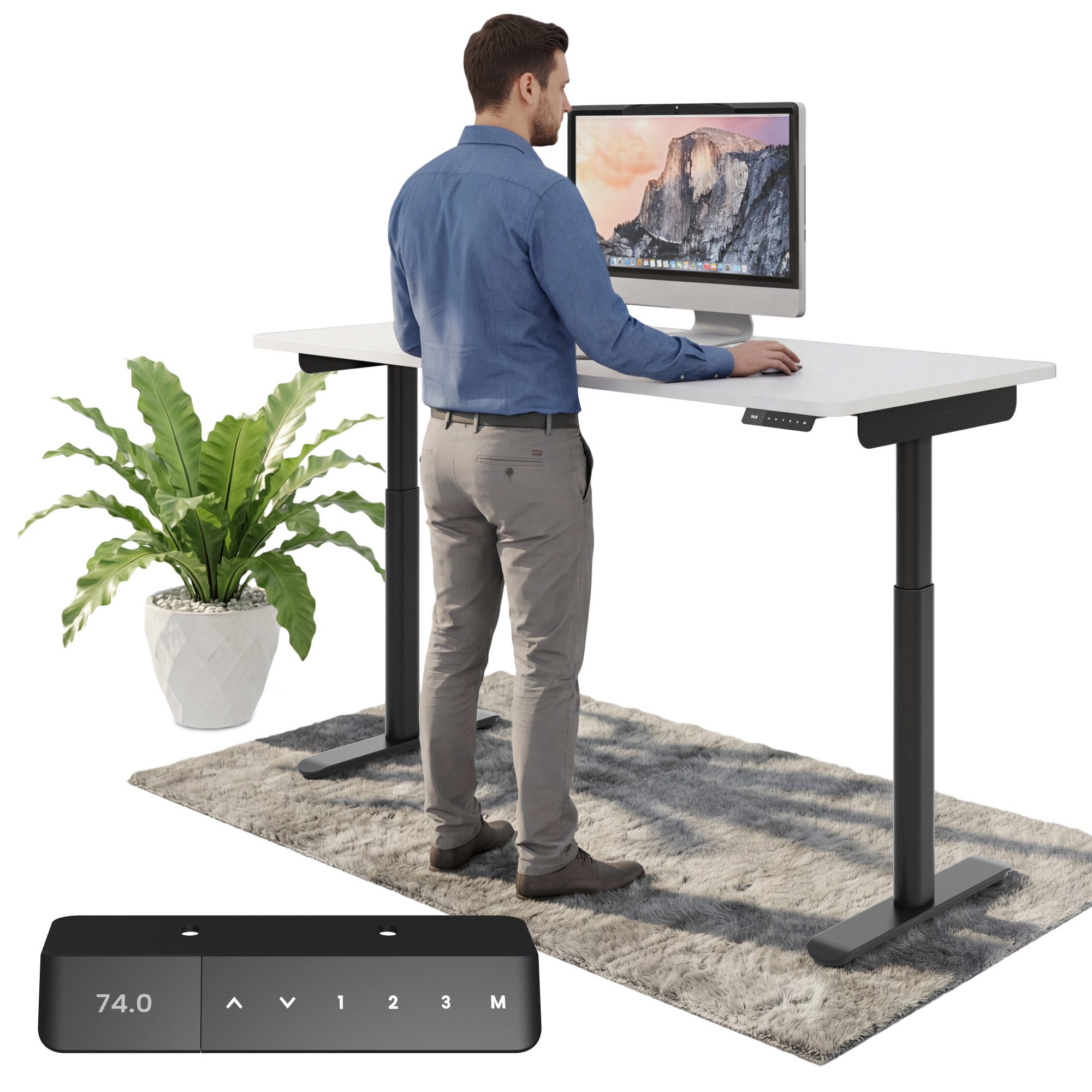 Ergotopia Schreibtisch Desktopia One (elektrisch höhenverstellbarer Schreibtisch)