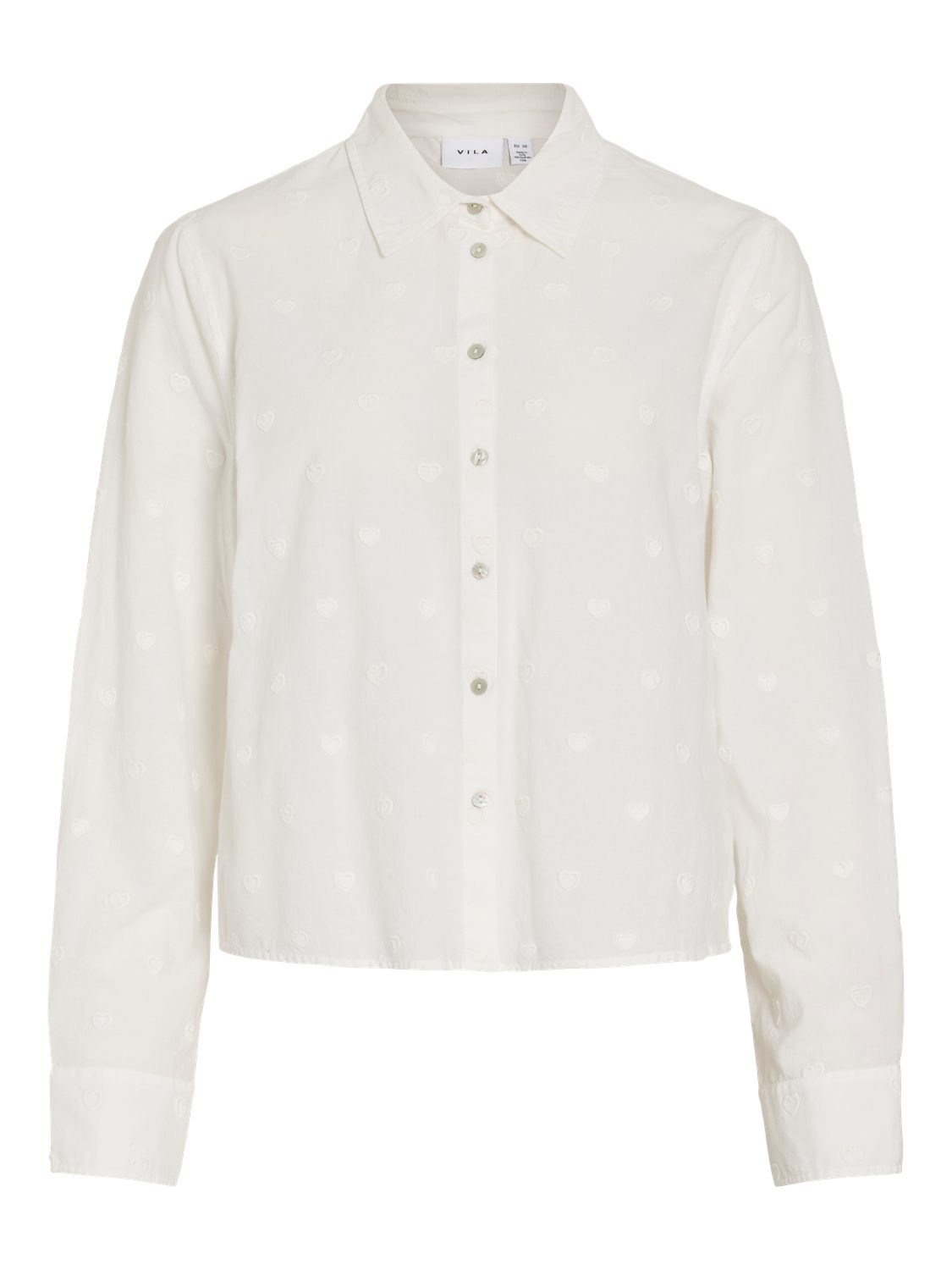 Vila Shirtbluse VIVALENTA HEART SHIRT günstig online kaufen